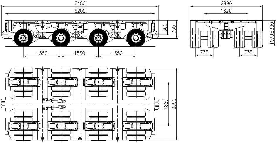 4 axle modular trailer hydraulic lowbed trailermultiaxle 4 axle modular trailer hydraulic lowbed trailermultiaxle
